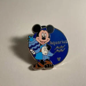 Disney DLR/WDW - 2012 Hidden Mickey  Zodiac Collection - Aquarius Mickey Pin