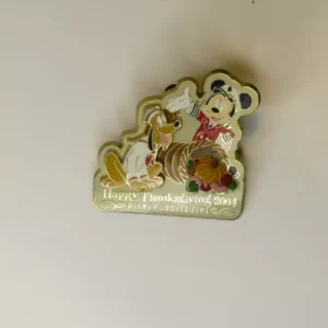Disney DCL Happy Thanksgiving  Mickey & Pluto Pin
