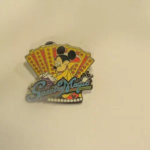 Disney    SpectroMagic Silver Mickey Version 2 Cast Lanyard #3 Pin