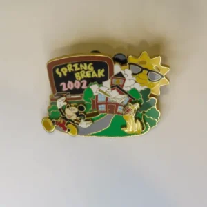Disney WDW  Mickey & Pluto  Spring Break   Slider Pin