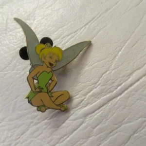 Disney Tinker Bell Sitting Laughing  Pin