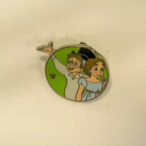 Disney Wendy and John Top Hat Peter Pan Hidden Mickey Pin