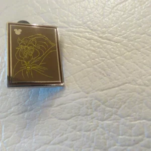 Disney Beast Portrait Hidden Mickey Pin