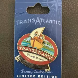Disney Chip and Dale Transatlantic DCL Cruise Line Pin