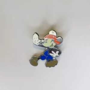 Disney   Mickey   Football Player  OrangeBlue Pin