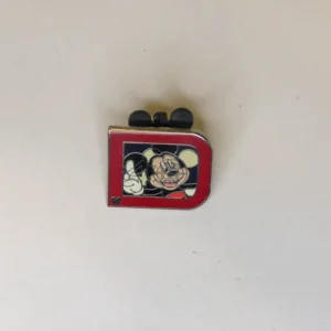 Disney WDW  2011 Hidden Mickey   Classic 'D'   Mickey Pin