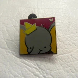 Disney Dumbo Hidden Mickey Square Pin