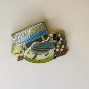 Disney   Test Track Logo  Mickey Mouse Pin