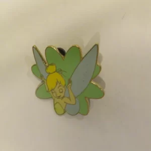 Disney Tinker Bell Green Flower Cast Lanyard Pin