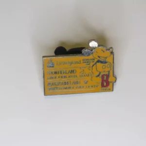 Disney global lanyard B ticket Pin
