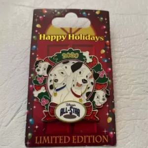 Disney LE Happy Holiday 2020 Dalmatians Pin