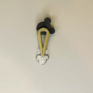 Disney   2010 Hidden Mickey   Lanyard  Yellow Pin
