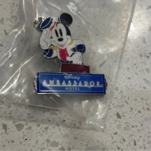 Disney Mickey Mouse Hotel Abassasor  Pin