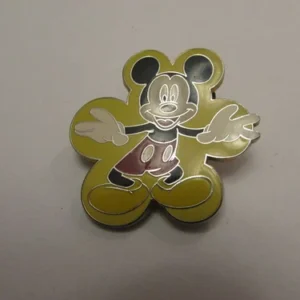 Disney Mickey with Yellow Outline Pin