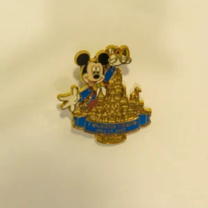 Disney   Cast Member  I Worked There 50th Anniversary Mickey Pin