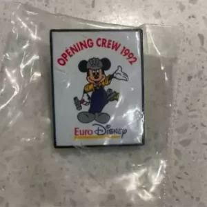 Opening Crew Euro Disney 1992 Pin