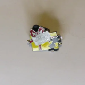 Disney Mickey Mouse Yellow Present Pin
