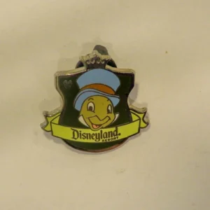 Disney Disneyland Shield Resort Jiminy Cricket Hidden Mickey Pin