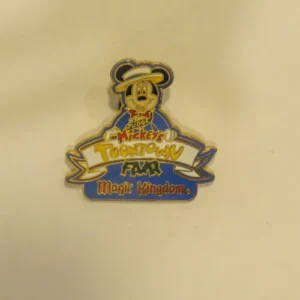 Disney Mickeys Toontown Fair Magic Kingdom Logo Pin