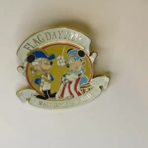 Disney   Flag Day   Mickey and Minnie Pin