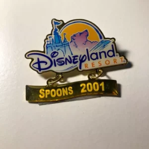 Disney Disneyland Resort Spoons 2001 Dangle Pin