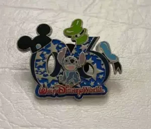 Disney WDW Stitch Mickey Goofy Donald Pin