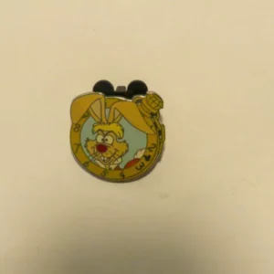 Disney March Hare Alice in Wonderland Clock Hidden Mickey Pin