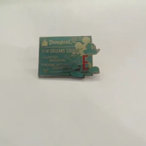 Disney Mickey E Ticket Blue Hidden Mickey Pin