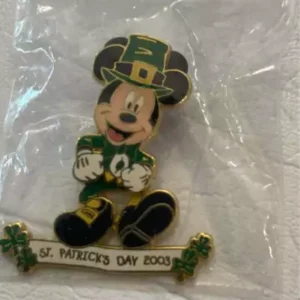 Disney Mickey St. Patricks Day 2003  Pin