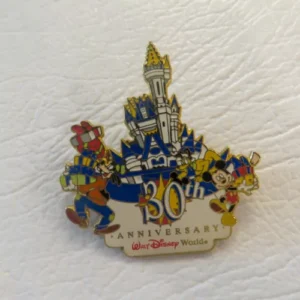 Disney 30th Anniversary Castle Goofy Mickey  Pin