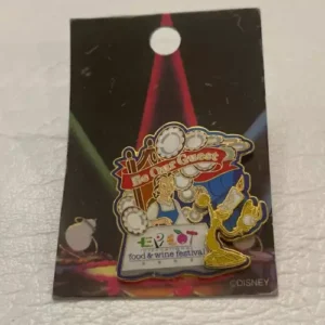 Disney Belle Be Our Guest Epcot Food and Wine Festival Pin
