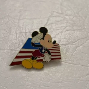 Disney Mickey American Flag Pin