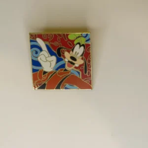 Disney   Goofy  Psychedelic Square Pin