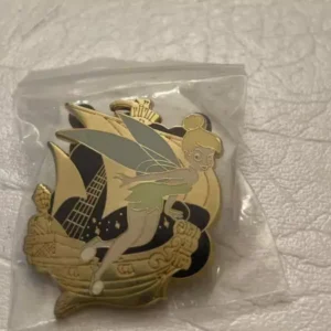 Disney Tinker Bell on Peter Pans Flight Chaser Attraction Ride Mystery GOLD Pin