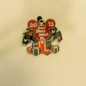 Disney    2012 Mickey's Jingle Jungle 5K Pin