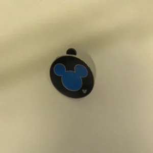Disney Blue Head Mickey Circle Hidden Mickey Pin