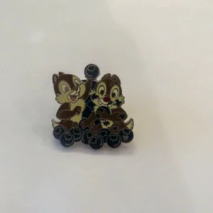 Disney Chip and Dale Eatting Blue Berries Hidden Mickey Pin