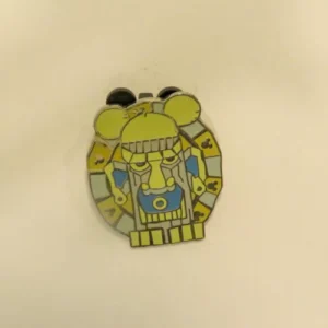 Disney   Hidden Mickey 2007  2  Blue & Gray Tiki Pin