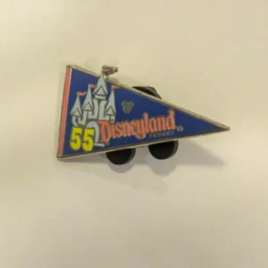 Disney 55 Disneyland Flag Hidden Mickey HTF Completer Pin
