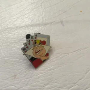 Disney Queen of Hearts Cards Hidden Mickey Pin