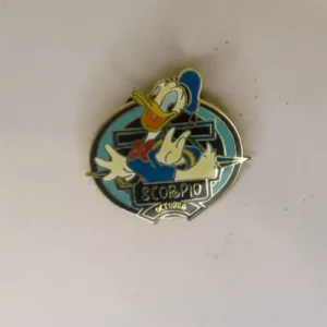 Disney   Donald   Scorpio  Zodiac POM   October  Pin