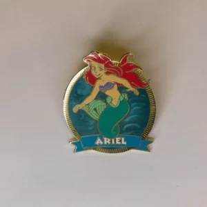 Disney Little Mermaid Ariel Glitter Ovals Princess Pin