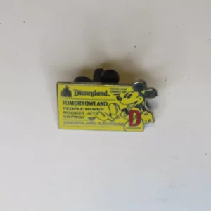 Disney  Global Lanyard   Mickey D Ticket/Tomorrowland Pin