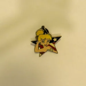 Disney 2009 Hidden Mickey Patriotic Star Salute Tinker Bell Pin