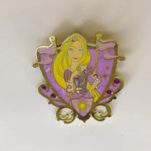 Disney Princess Jeweled Crest Rapunzel Pin