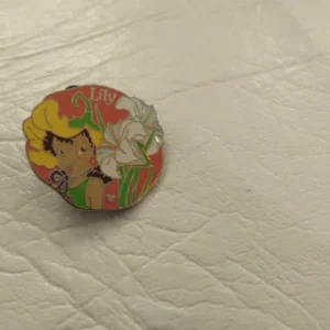 Disney Lily Tinker Bell Hidden Mickey  Pin
