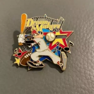 Disney Pluto Baseball  Dream Maker Character Pin