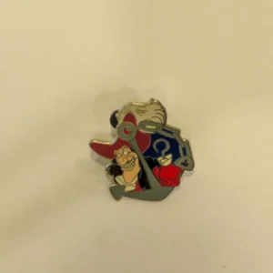 Disney Captain Hook Anchor Hidden Mickey Pin