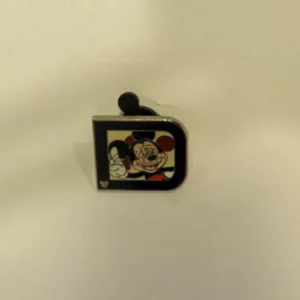 Disney Letter D Mickey Hidden Mickey Pin
