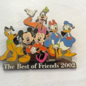 Disney The Best of Friends 2002 Auction LE 100 Fab 6 JUMBO Pin